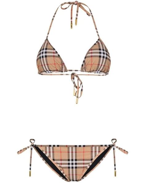 burberry triangle bikini